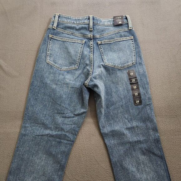 J. Crew Women 28 High Rise Curvy Classic Vintage Straight Leg Jeans NWT - Picture 4 of 15